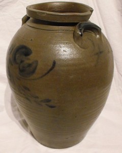 Virginia Salt-Glazed Stoneware Storage Jar